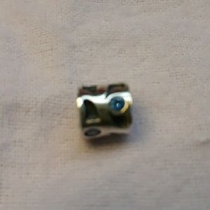 Pandora silver and Swarovski crystal charm